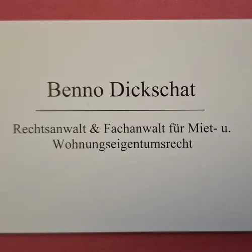 Benno Dickschat