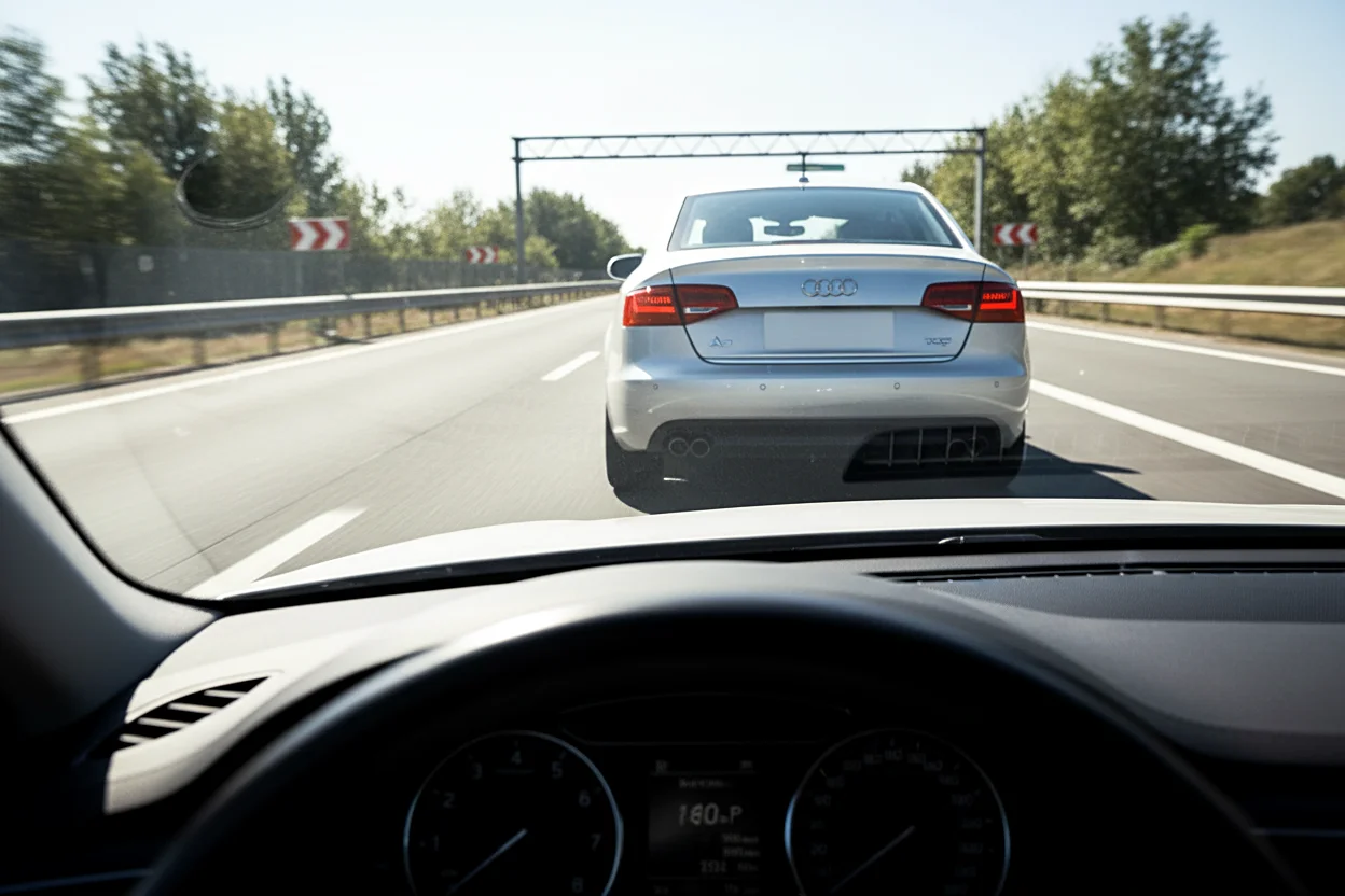 Unbemerkt geblitzt: Abstandsmessungen erfolgen auf der Autobahn oft per Videoaufzeichnung von Brücken