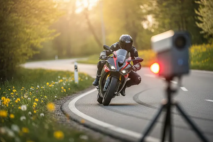 Motorradfahrer geschwindigkeitsüberschreitung Einspruch prüfen