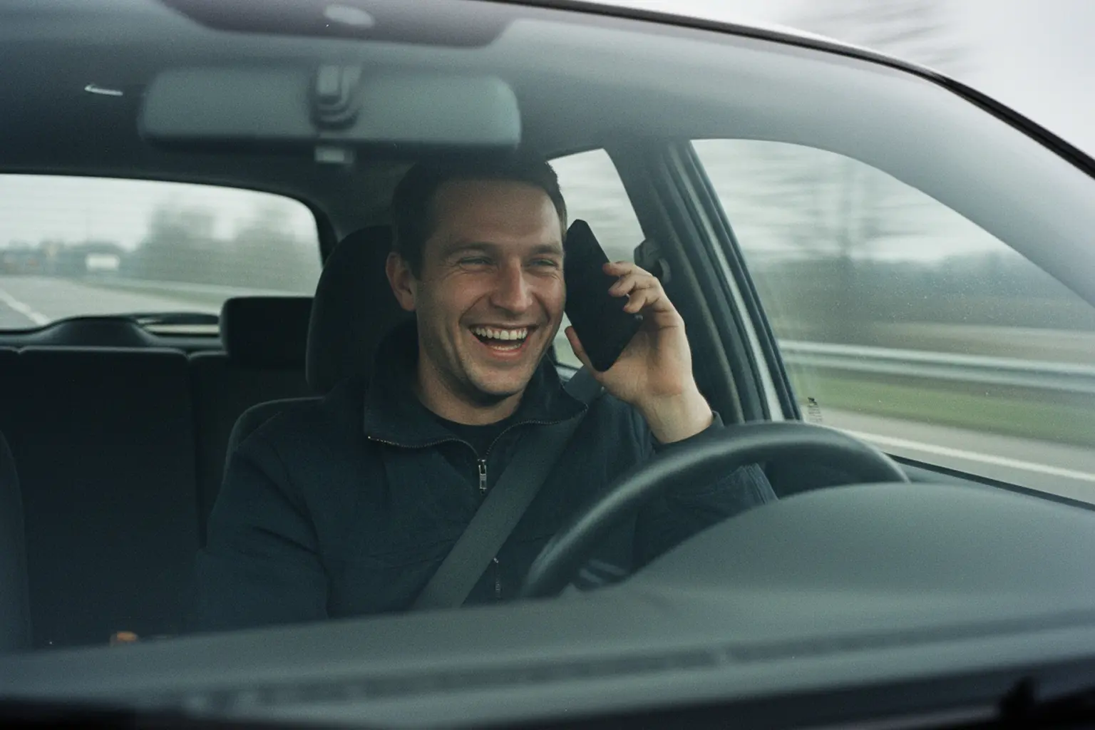 Klingt verrückt, ist aber Gesetz: Der Biss ins Butterbrot ist erlaubt, der Tipp aufs Handy kostet 100 Euro und einen Punkt.