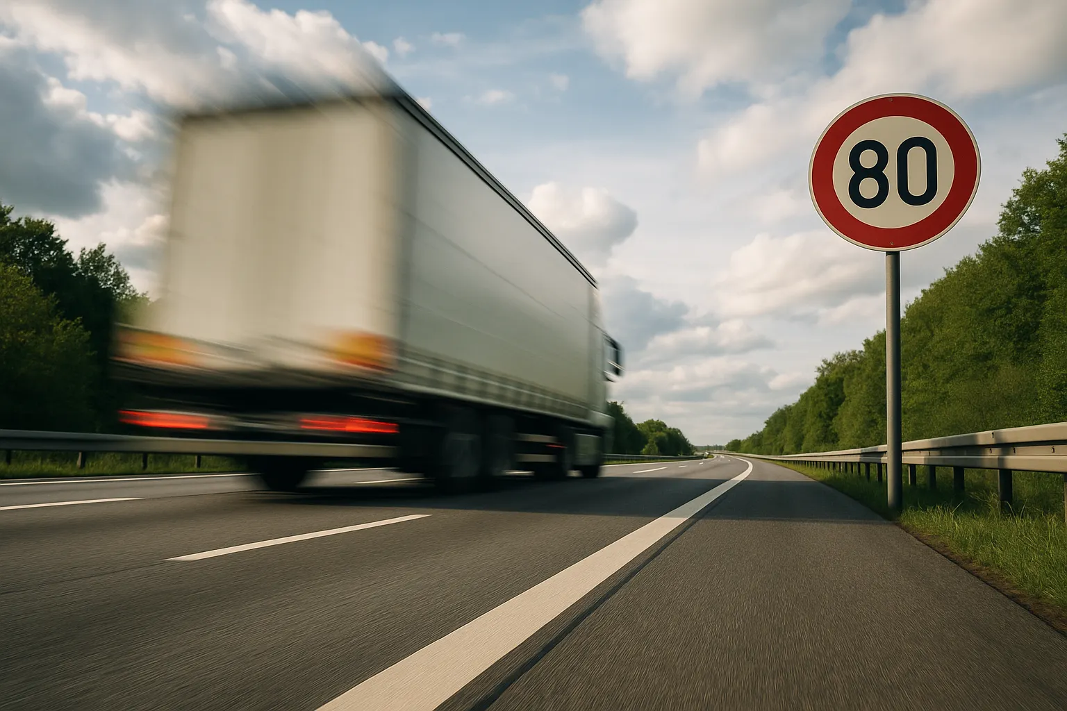 Angeblich mit dem LKW zu schnell gefahren