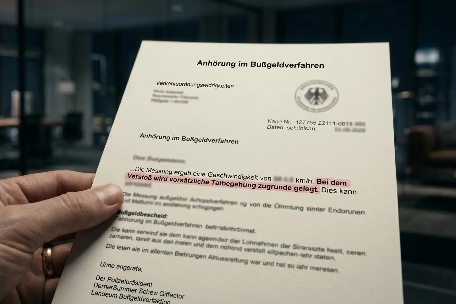 Vorsätzliche Tatbegehung: Darum verdoppelt sich Ihr Bußgeld